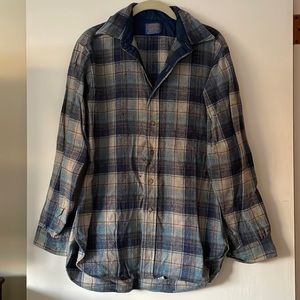 Vintage Pendleton made in USA medium multicolor plaid wool long sleeve shirt